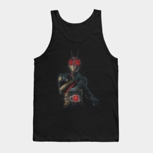 Kamen Rider Black RX Scribble Art Tank Top